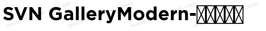 SVN GalleryModern字体转换